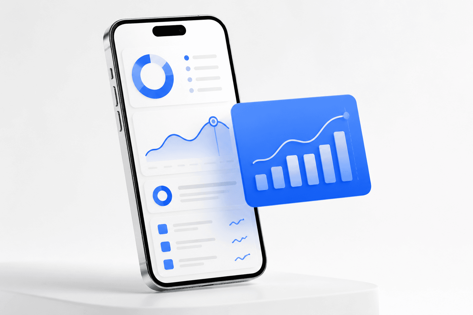 iOS product accent — premium iPhone business application